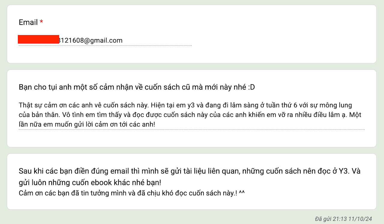 Phản hồi bạn đọc 3