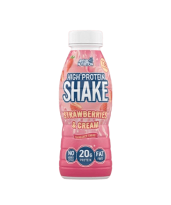 RTD HIGH PROTEIN SHAKE 330ML STRAWBERRIES & CREAM x 8